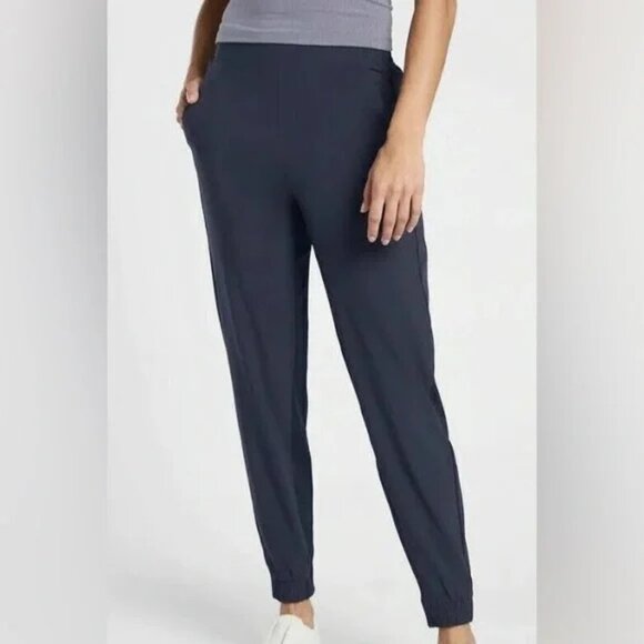 Athleta Pants - Athleta 4 Navy Blue BROOKLYN Joggers Pants